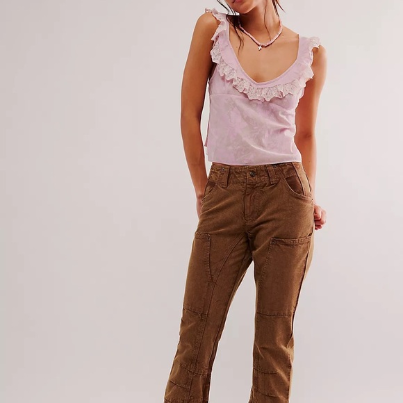 NWT Free People Making Me Blush Cami in Orchid Combo Size Large - Picture 11 of 11